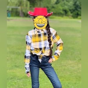 Weisman girl dance recital shirt and hat combo size 1C